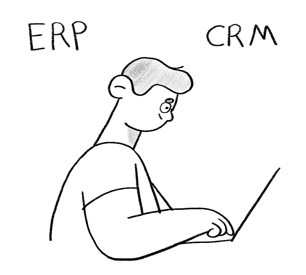 ERP و فرق آن با CRM